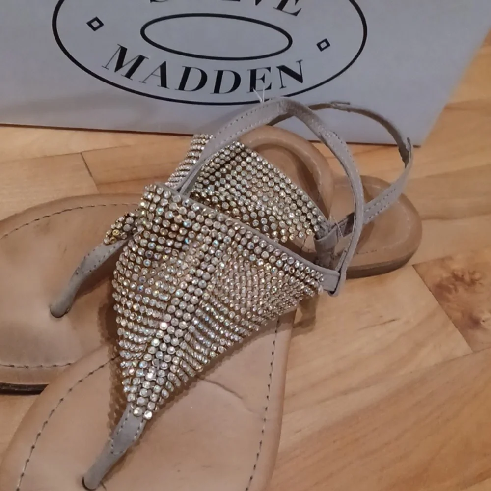 Steve Madden shiny sandals size 8 - Picture 4 of 6